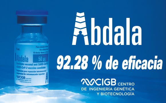 Abdala tiene eficacia del 92% contra el Covid-19