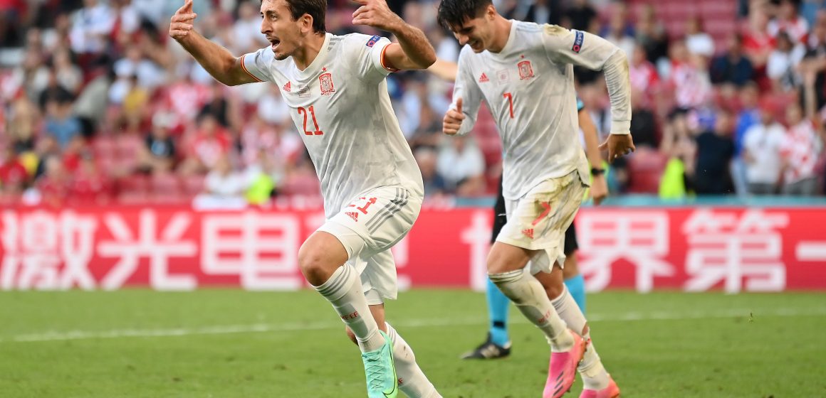 España venció a Croacia en tiempos extra para avanzar a cuartos de final