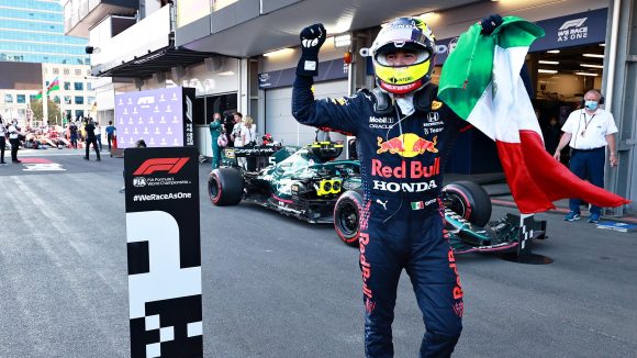 Sergio Pérez se quedó con el triunfo en el GP de Azerbaiyán