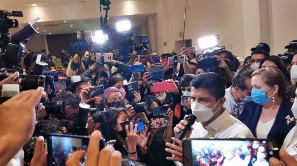 Eduardo Rivera confirma ventaja como virtual presidente de Puebla