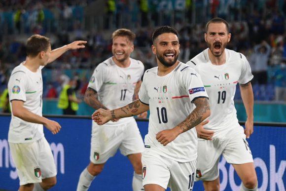 Italia goleó a Turquía en el arranque de la Euro 2020
