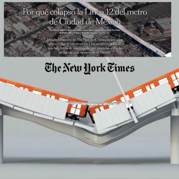 AMLO reconoce filtraciones en la investigación del NYT sobre colapso del Metro; asegura que “no es tan grave”