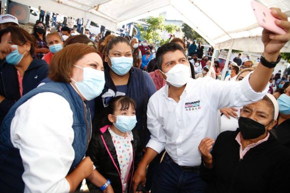 Eduardo Rivera Pérez cierra campaña en los 7 distritos locales