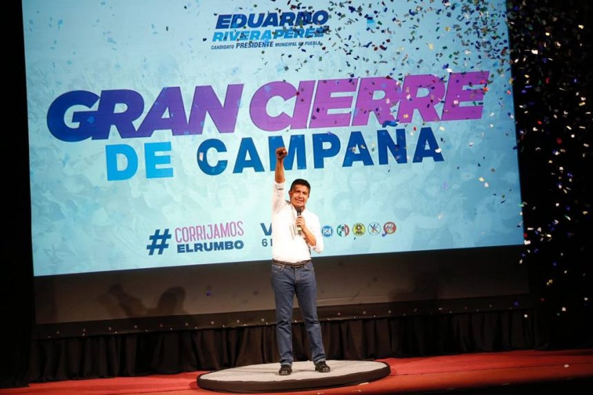 Vienen nuevos y mejores tiempos para Puebla: Eduardo Rivera Pérez