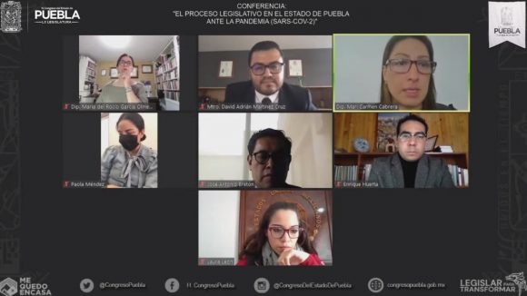 Se realizó en el Congreso del Estado la Conferencia, “El Proceso Legislativo en Puebla ante la Pandemia de SARS COV-2″