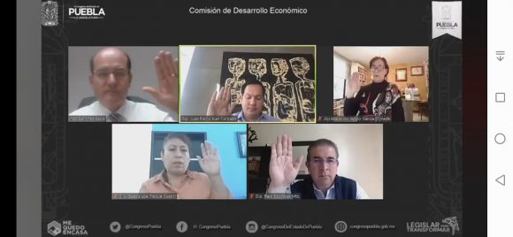 En Comisión, LX Legislatura aprueba reformas de Ley en apoyo para la reactivación de la economía en Puebla