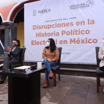 Congreso del Estado lleva a cabo la presentación del libro: “Disrupciones en la historia política electoral en México”