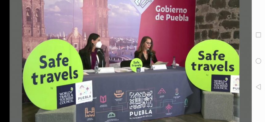Obtiene Puebla Sello Internacional Safe Travels por buena prácticas de higiene anti Covid