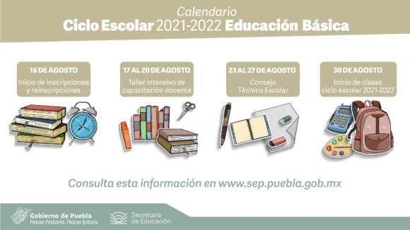 Anuncia SEP fechas oficiales del nuevo ciclo escolar