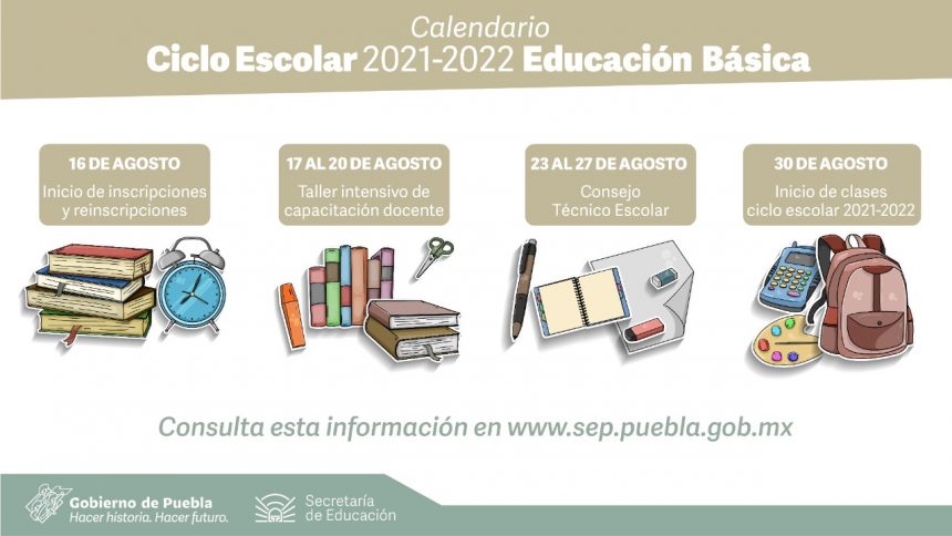 Anuncia SEP fechas oficiales del nuevo ciclo escolar