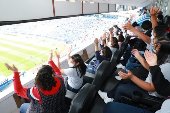 Gracias al SEDIF, poblanos disfrutaron partidos de La Franja en el Cuauhtémoc