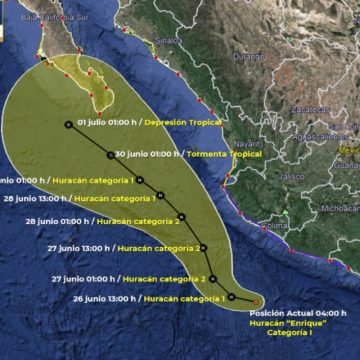 Enrique el primer huracán de la temporada en el Pacífico