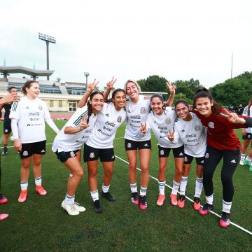 Selección Mexicana Femenil se prepara para enfrentar a Japón