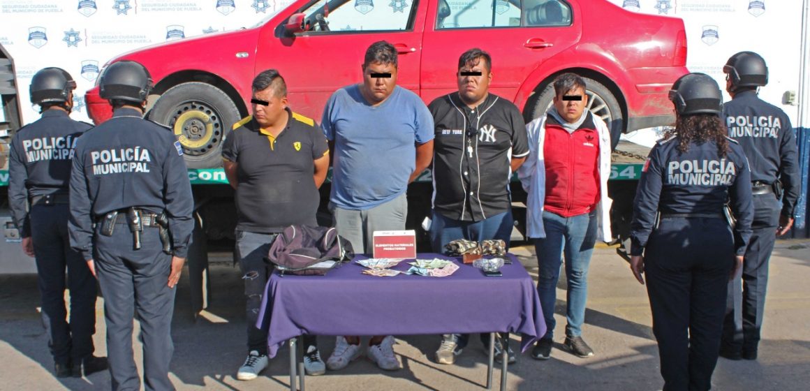 Desarticuló SCC de Puebla a banda presuntamente dedicada al robo en diversas modalidades