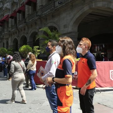Registra Ciudad de Puebla tiempo de evacuación promedio de 2.15 minutos durante el Primer Simulacro Nacional 2021