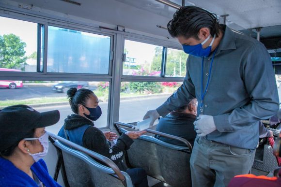 Continúan los operativos de supervisión del transporte público para evitar contagios por Covid-19