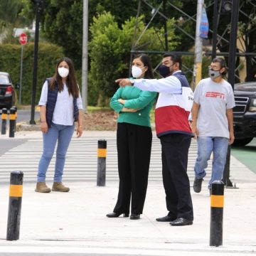 Ayuntamiento de Puebla invierte a favor de la seguridad vial en La Margarita