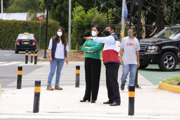 Ayuntamiento de Puebla invierte a favor de la seguridad vial en La Margarita