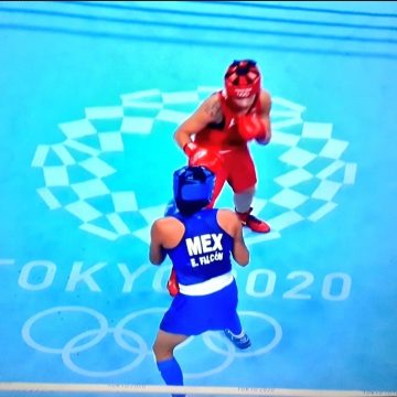 Esmeralda Falcón hizo historia al presentarse en el boxeo de Tokio 2020
