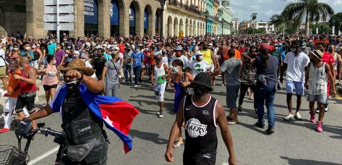 Intensa jornada de protestas en Cuba