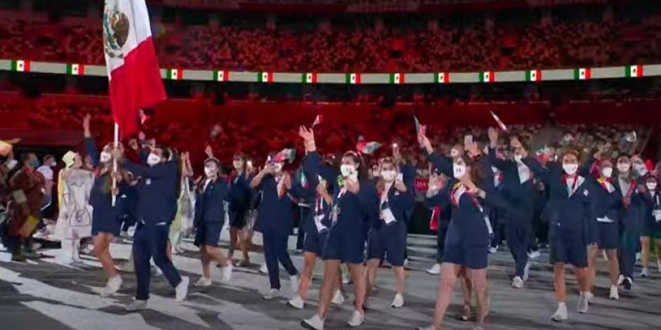 (VIDEO) Así desfiló la delegación mexicana en la inauguración de los Juegos Olímpicos