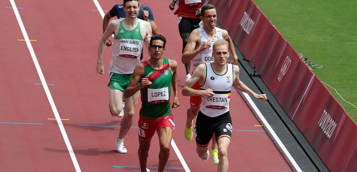 El mexicano Tonatiu López se instala en las semifinales de los 800m en Tokio 2020