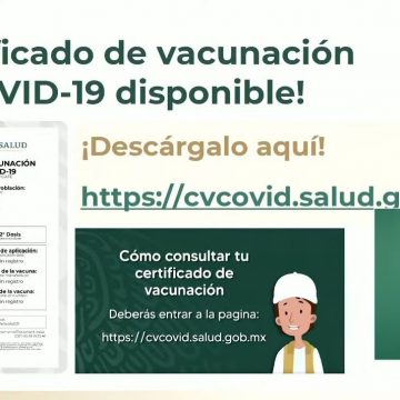 Canirac a favor de que se pida certificado de vacunación para acudir a espacios públicos en Puebla