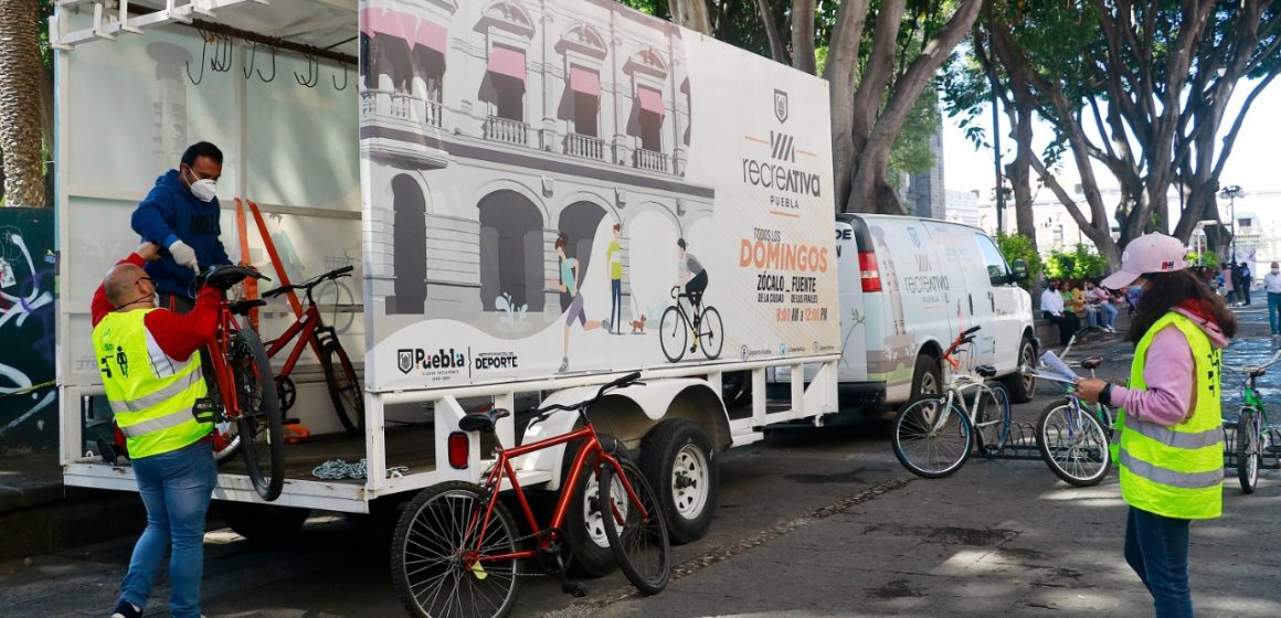 Se suspende el servicio de préstamo de bicicletas durante la Vía Recreativa