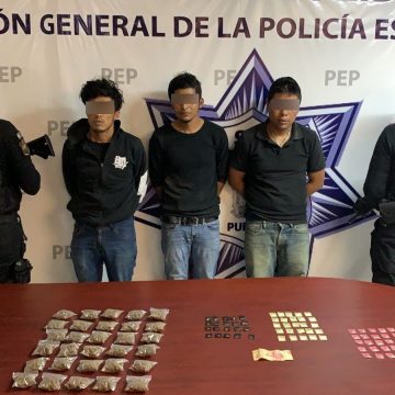 Mediante denuncia ciudadana, Policía Estatal captura a presuntos narcovendedores