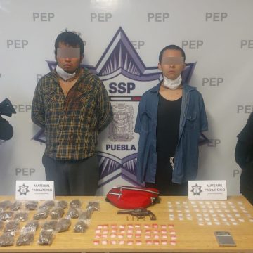 Captura Policía Estatal a dos presuntos vendedores de droga en Tehuacán