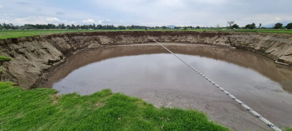 Extracción intensiva de agua determina dictamen del IPN en el socavón de Zacatepec