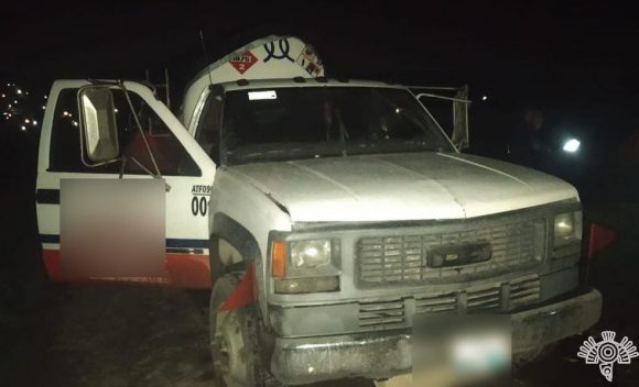 Recupera Policía Estatal dos pipas de gas LP