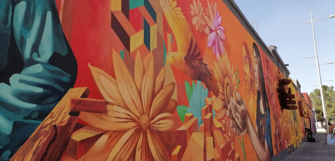 Inauguran en Analco el mural De la Esperanza al Porvenir”