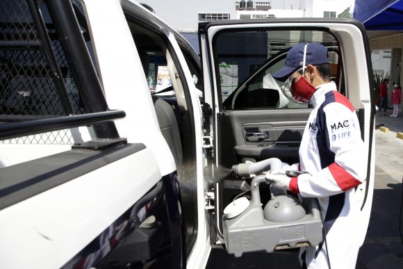 Intensifican SMT y SSP supervisión del transporte público para evitar contagios por COVID-19