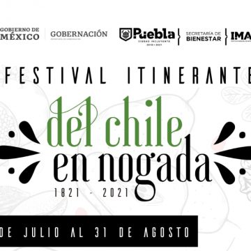 Ayuntamiento de Puebla promueve Festival Itinerante del Chile en Nogada