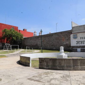Ayuntamiento de Puebla rehabilita calle 9 oriente y Parque Jerusalem