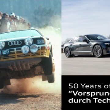 Audi cumple 50 años de “Liderazgo por Tecnología”