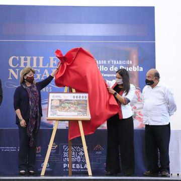Presenta Lotería Nacional billete conmemorativo a los 200 años del Chile en Nogada