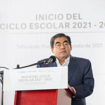 En Puebla no se esconderá ningún contagio de COVID durante regreso presencial a clases: Barbosa