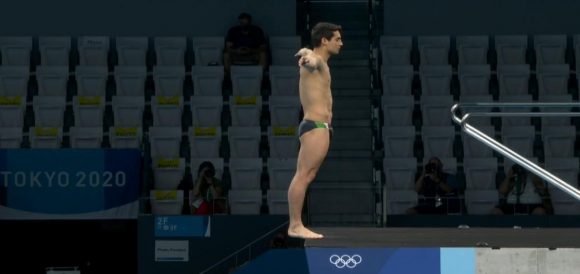 El clavadista Andrés Villarreal avanzó a las semifinales de la Plataforma de 10m