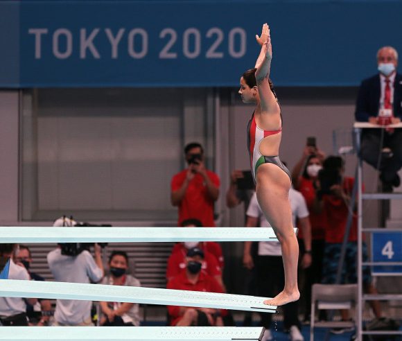 La clavadista Aranza Vázquez cumplió con un sexto puesto en su debut en Tokio 2020
