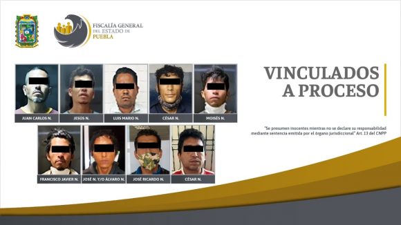Por robo y otros delitos, nueve hombres fueron vinculados a proceso