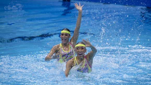 Nuria Diosdado y Joana Jiménez avanzan a la final del dueto en la Natación Artística