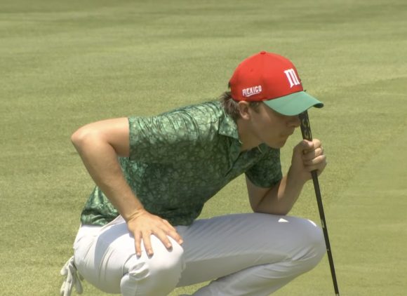 Carlos Ortiz perdió el paso y se quedó sin medalla en el Golf de Tokio 2020