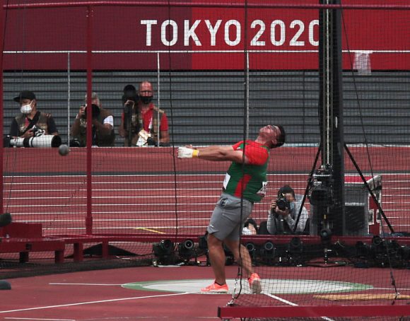 Diego del Real eliminado en el Lanzamiento de Martillo Tokio 2020