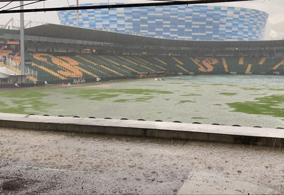 La lluvia evitó el primero de la serie entre Pericos y Guerreros en el Hermanos Serdán