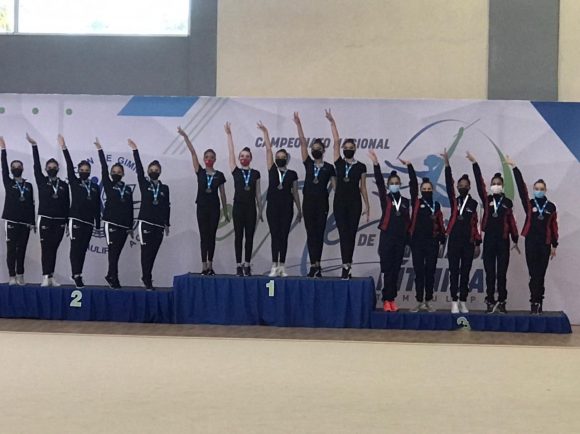 Puebla destaca en el Campeonato Nacional de Gimnasia Rítmica