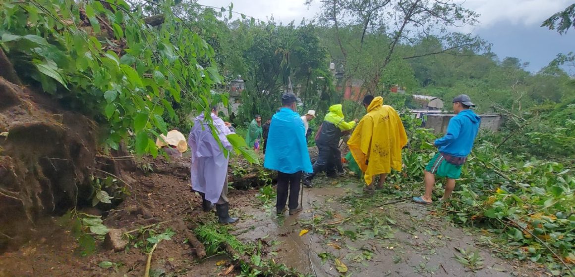 Reporta Protección Civil del Estado afectaciones menores tras llegada del huracán “Grace”