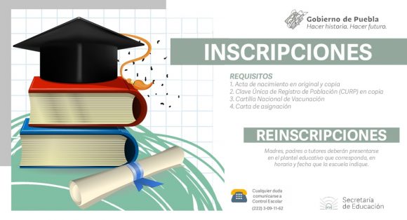Inicia SEP proceso de inscripciones y reinscripciones