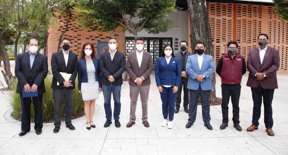 Encabezan Claudia Rivera y Eduardo Rivera Pérez tercera reunión de transición del Ayuntamiento de Puebla